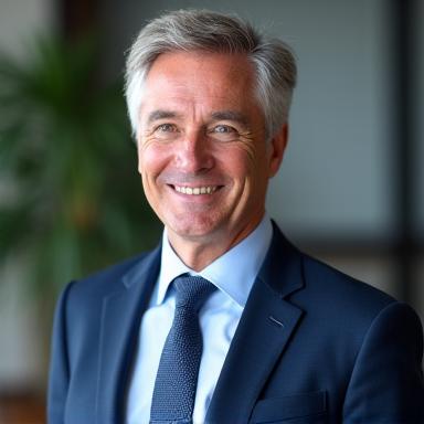 Portrait of Dr. Elias Schmid, Founder and CEO of Brevilo Lumina