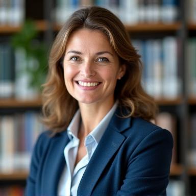Portrait of Prof. Dr. Lena Meyer, Academic Director at Brevilo Lumina