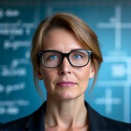 Portrait of Professor Dr. Anna Müller, a leading academic researcher in machine learning.