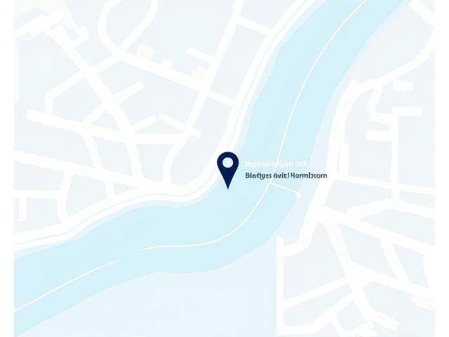 Simplified map showing Brevilo Lumina's office location in central Hamburg, with nearby landmarks like Europa Passage and Jungfernstieg.