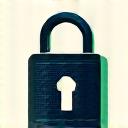 Illustration eines Schlosses mit einem umgebenden Schutzschild, der Cybersicherheit symbolisiert.