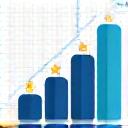 Illustration eines Dashboards mit Charts und Graphen, die Datenanalyse darstellen.